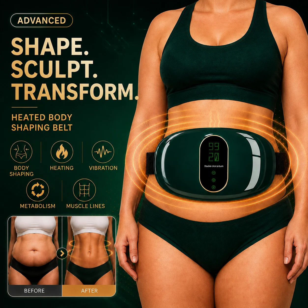 Slimming Machine for Women, Electric Abdominal Fat Burner,