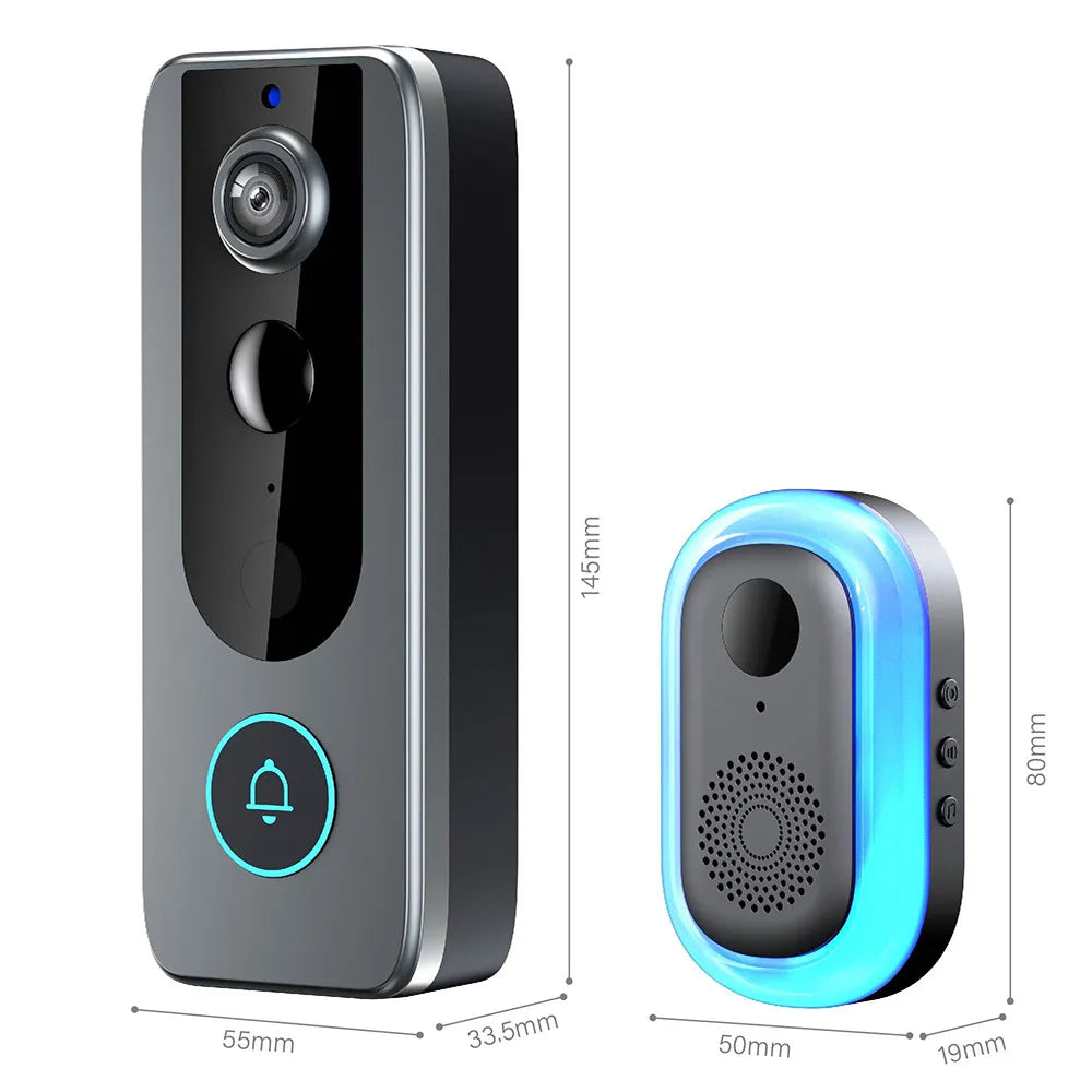 Tuya WiFi Home Smart Video Doorbell Outdoor Bidirectional