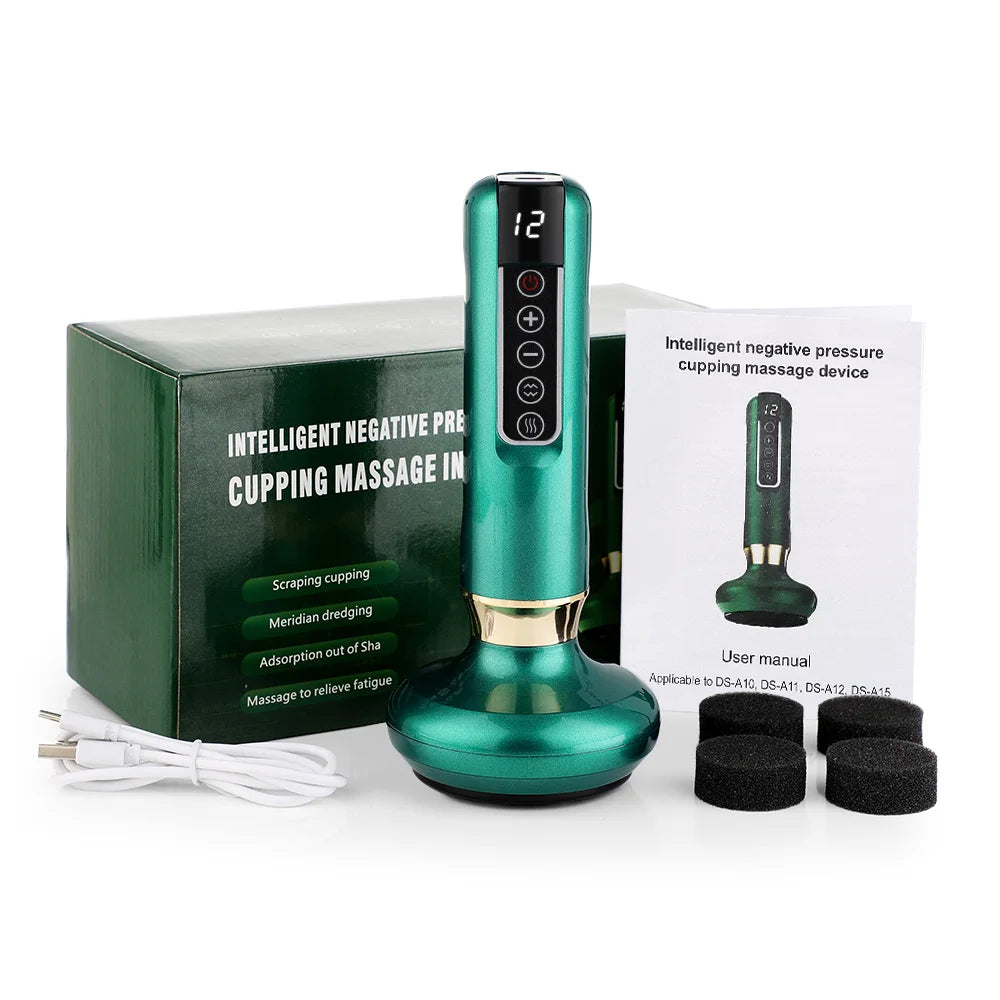 Intelligent Suction Medical Cupping Set Beauty Massager Glass
