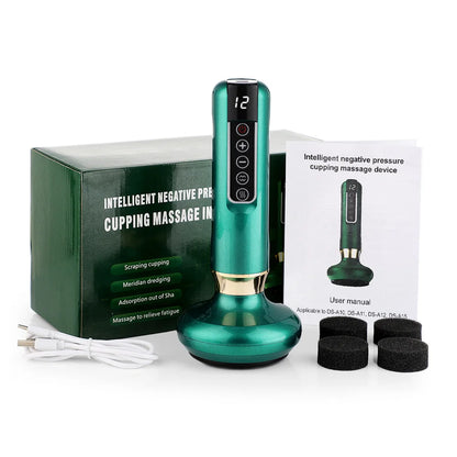 Intelligent Suction Medical Cupping Set Beauty Massager Glass