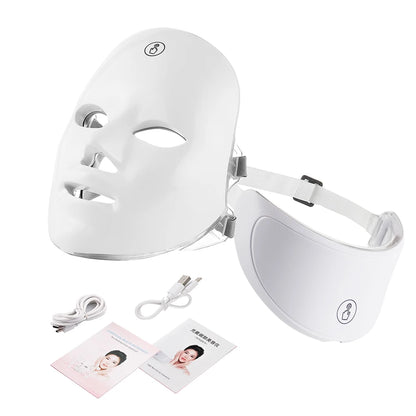 Face and Neck Beauty Machine LED Facial Mask Photon Neck
