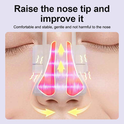 Newly Upgraded EMS Nose Shaper Sculpting Massager Clip Silicone