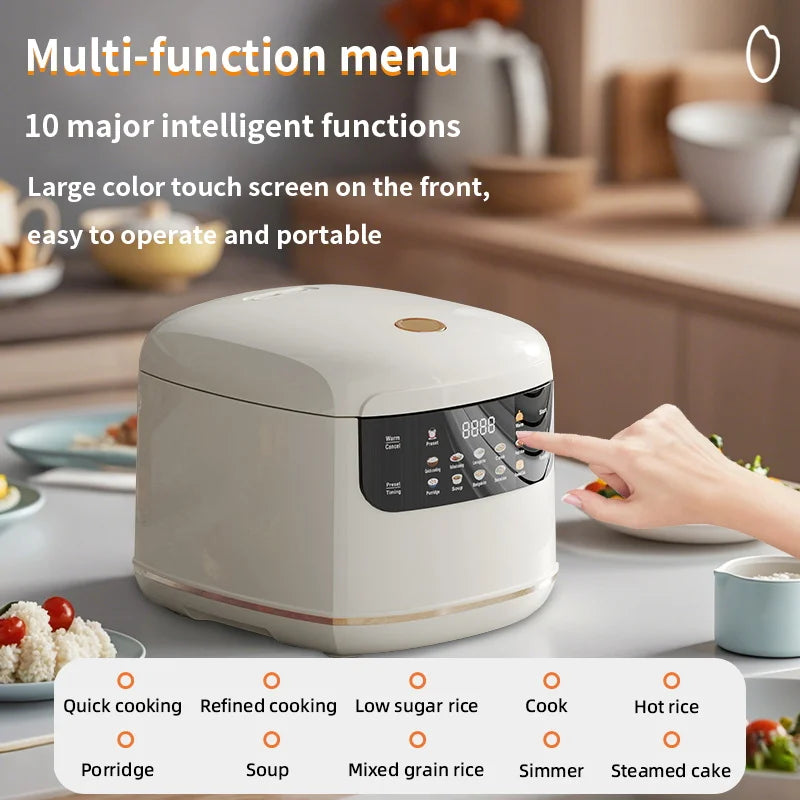 Electric Rice Cooker Smart 2L Automatic Multifunction Rice Cooking Machine