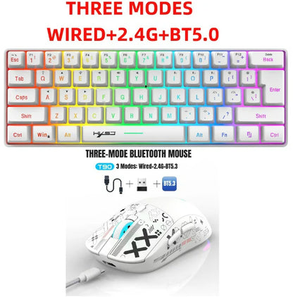 Wireless Keyboards and Mouse Kwhite Gaming Eyboard USB
