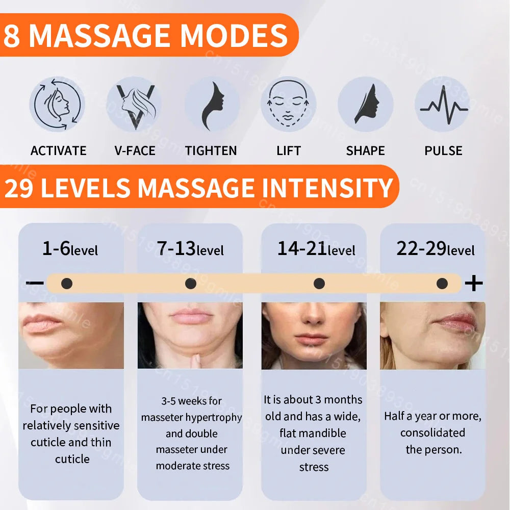 Ems Facial Lifting Massager Electric Muscle Stimulator Face Beauty