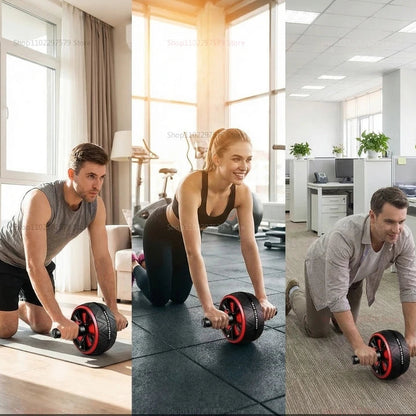 Unisex Exercise and Fitness Abdominal Roller, Silent Core Exercise