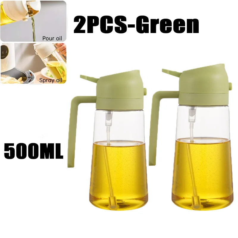 200/300/500ml Oil Spray Bottle BBQ Cooking Olive Oil Sprayer Plastic