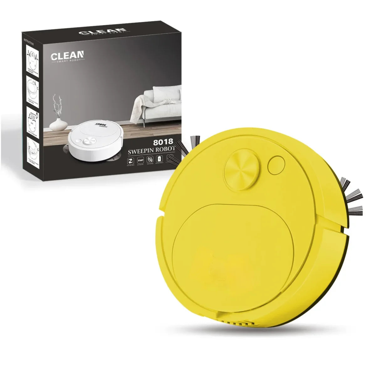 NEW USB Sweeping Robot Vacuum Cleaner Mopping 3 In 1 Smart Wireless