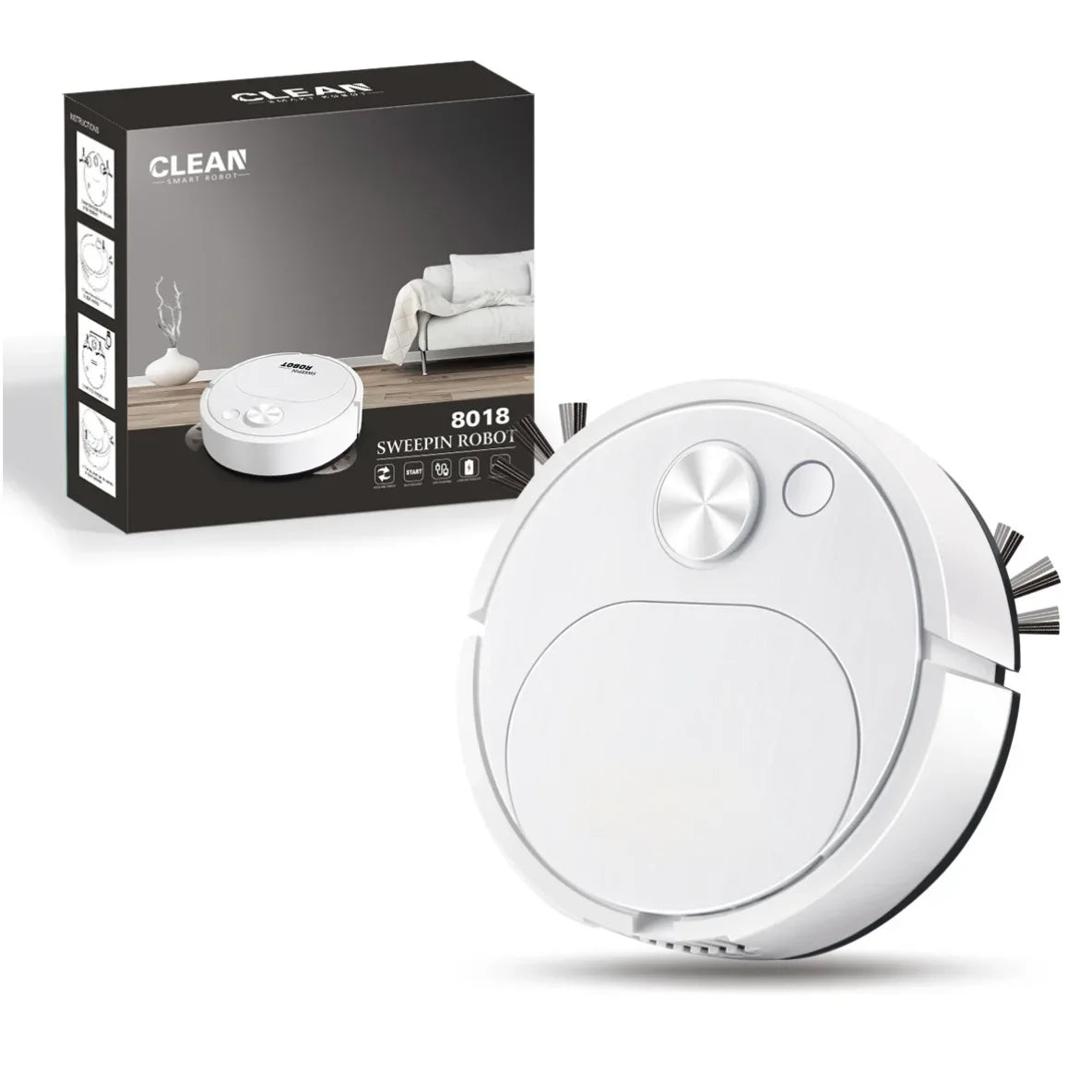 NEW USB Sweeping Robot Vacuum Cleaner Mopping 3 In 1 Smart Wireless