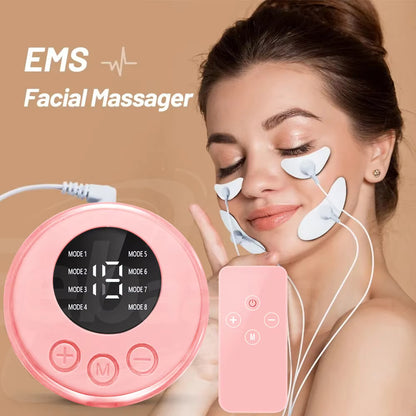 Ems Facial Lifting Massager Electric Muscle Stimulator Face Beauty