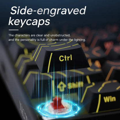 New Ajazz Nacodex Nk68 Mechanical Keyboard Terrain Keycap