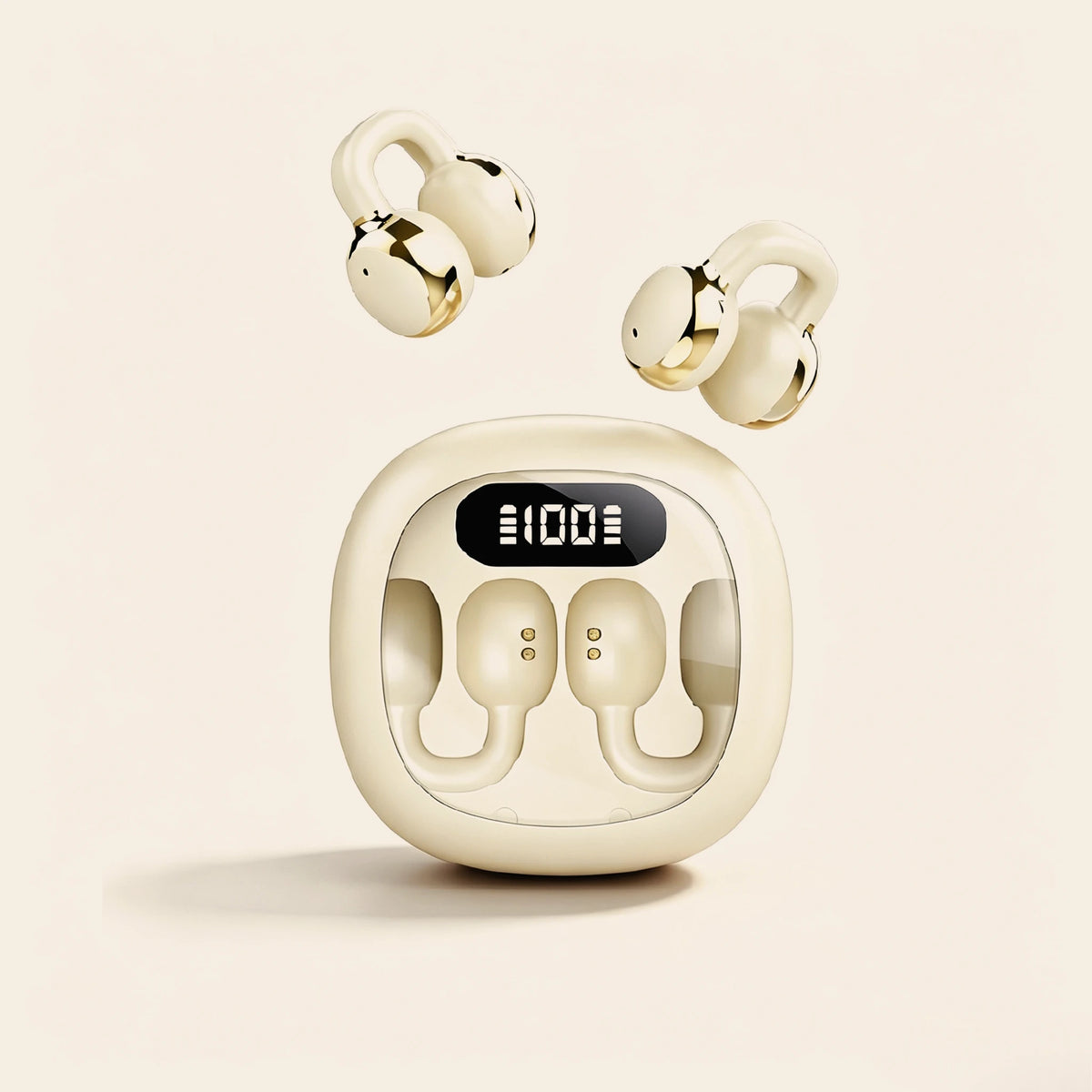 Open Clip Wireless Earbuds Anti Sound Leak Construction Immersive