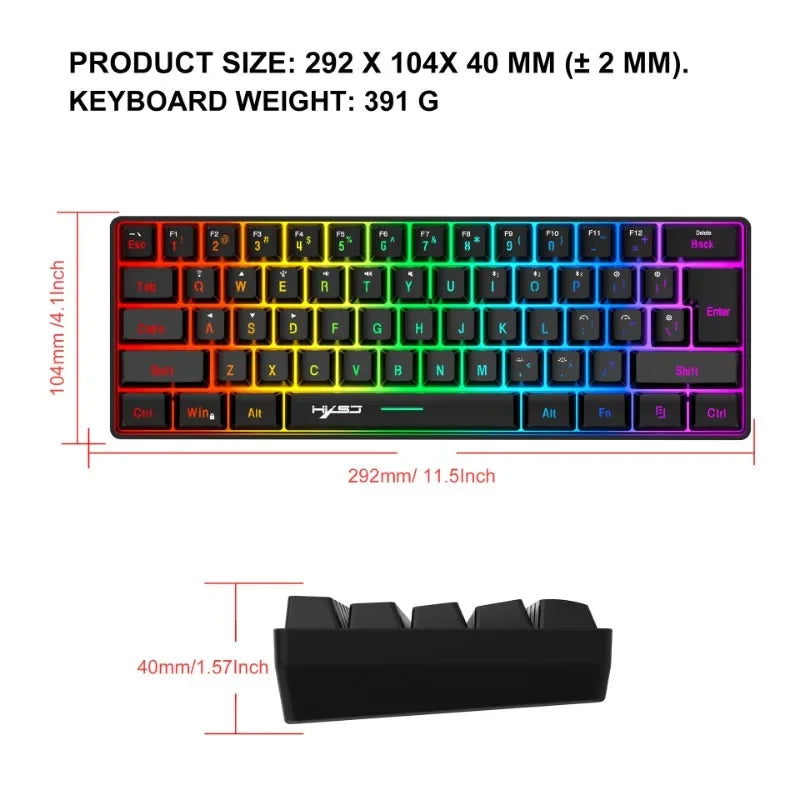 Wireless Keyboards and Mouse Kwhite Gaming Eyboard USB