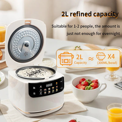 Electric Rice Cooker Smart 2L Automatic Multifunction Rice Cooking Machine