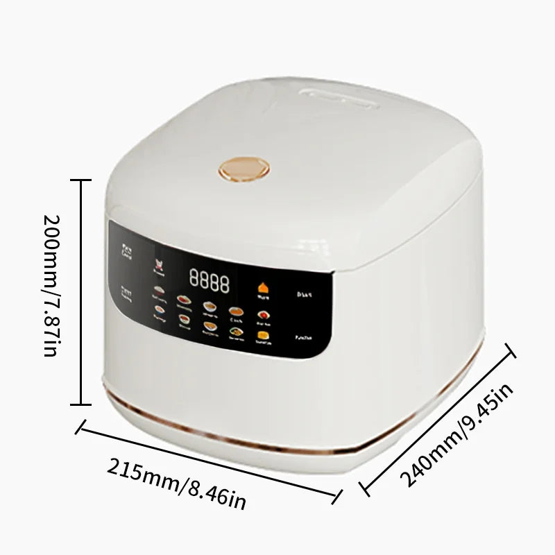 Electric Rice Cooker Smart 2L Automatic Multifunction Rice Cooking Machine