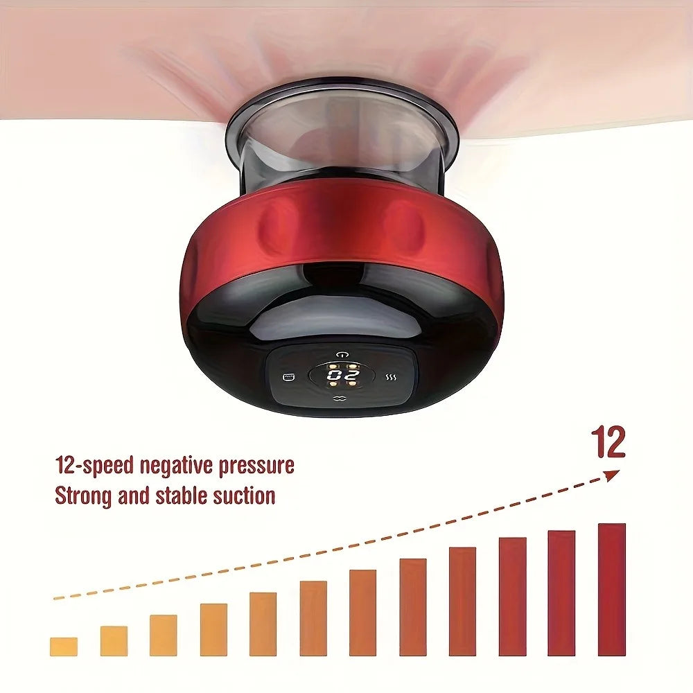 Smart Vacuum Cupper Body Cupping Scraping Massager Electric