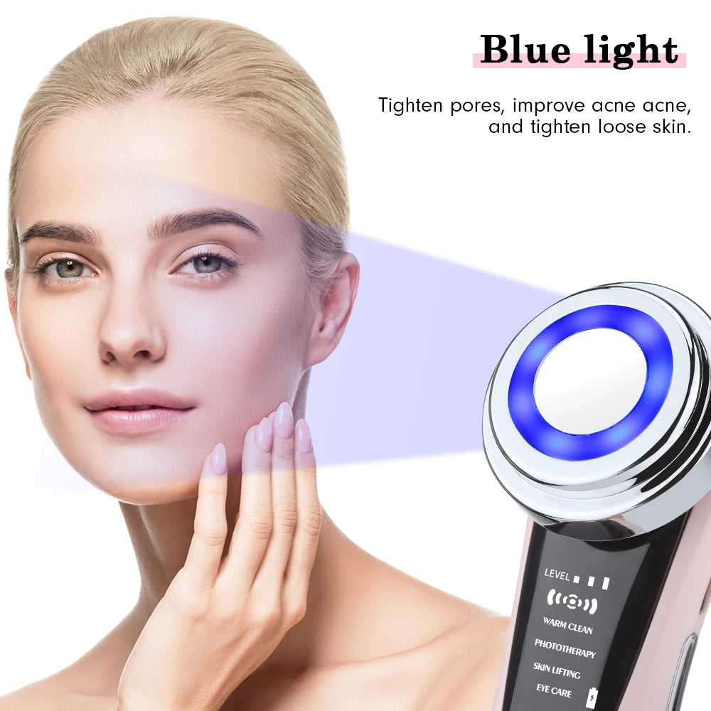 Face Massager Skin 5 In 1 Rejuvenation Massage LED Facial Lifting