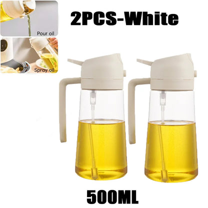 200/300/500ml Oil Spray Bottle BBQ Cooking Olive Oil Sprayer Plastic