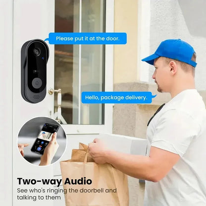 Tuya WiFi Home Smart Video Doorbell Outdoor Bidirectional