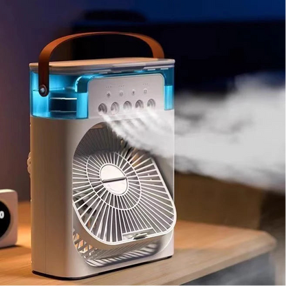 3 In 1 New Fan AIr Conditioner Household Small Air Cooler LED Night