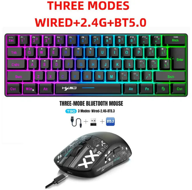 Wireless Keyboards and Mouse Kwhite Gaming Eyboard USB