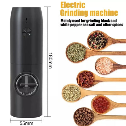 Electric Automatic Salt And Pepper Grinder Set Rechargeable