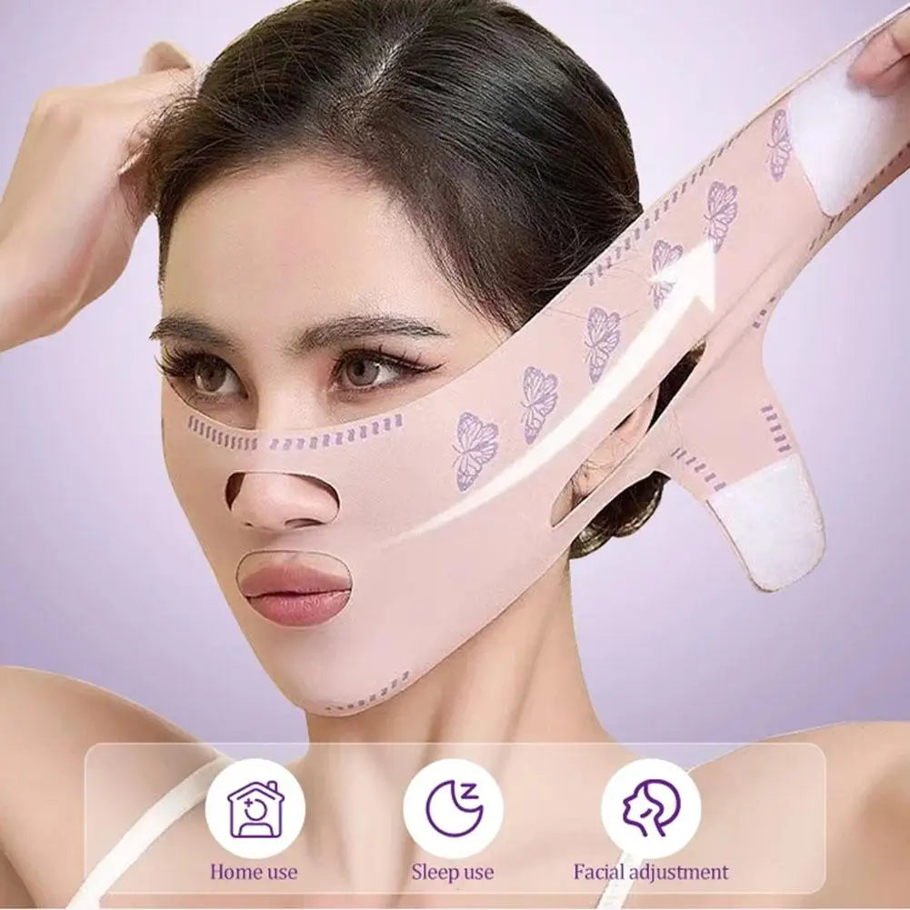 Breathable V Face Band Cheek Lift Up Face Thin Mask Reduce