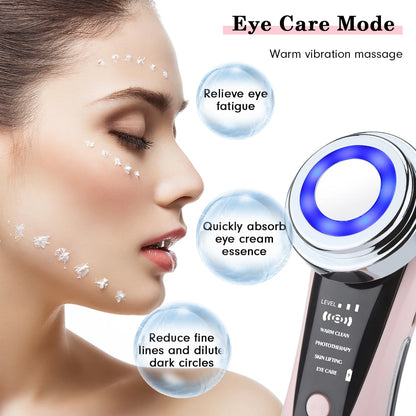 Face Massager Skin 5 In 1 Rejuvenation Massage LED Facial Lifting