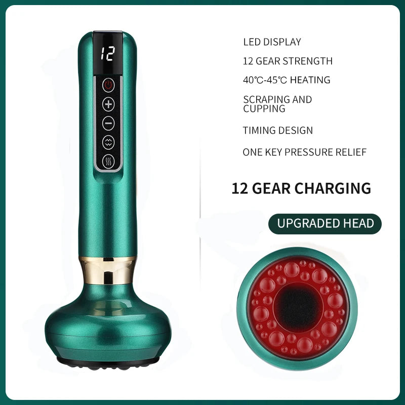 Intelligent Suction Medical Cupping Set Beauty Massager Glass