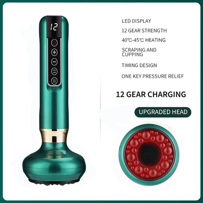 Intelligent Suction Medical Cupping Set Beauty Massager Glass
