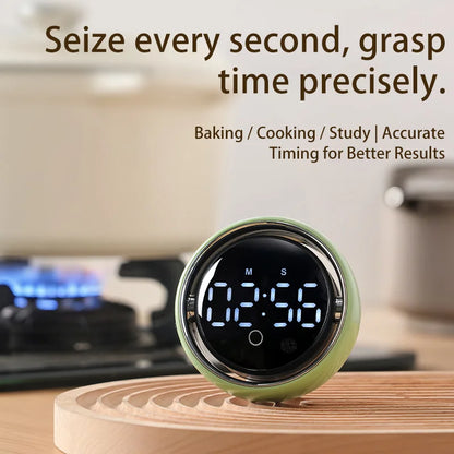 English Version Smart Voice Magnetic Timer Kitchen Alarm Clock