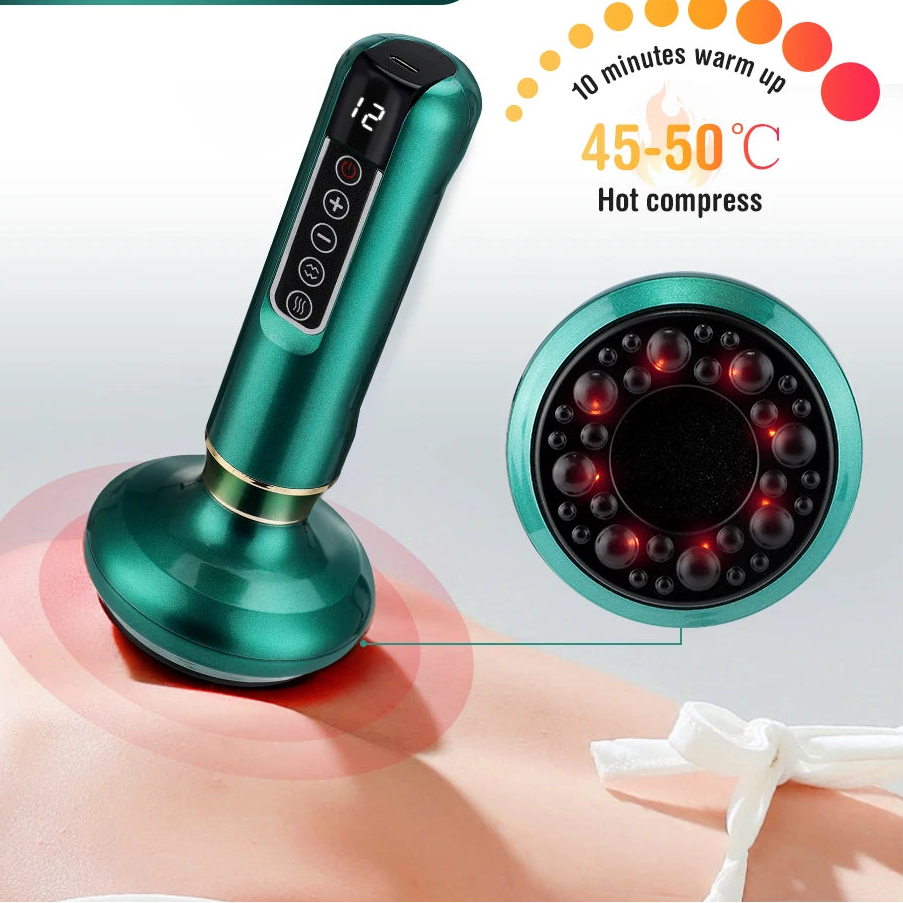 Intelligent Suction Medical Cupping Set Beauty Massager Glass