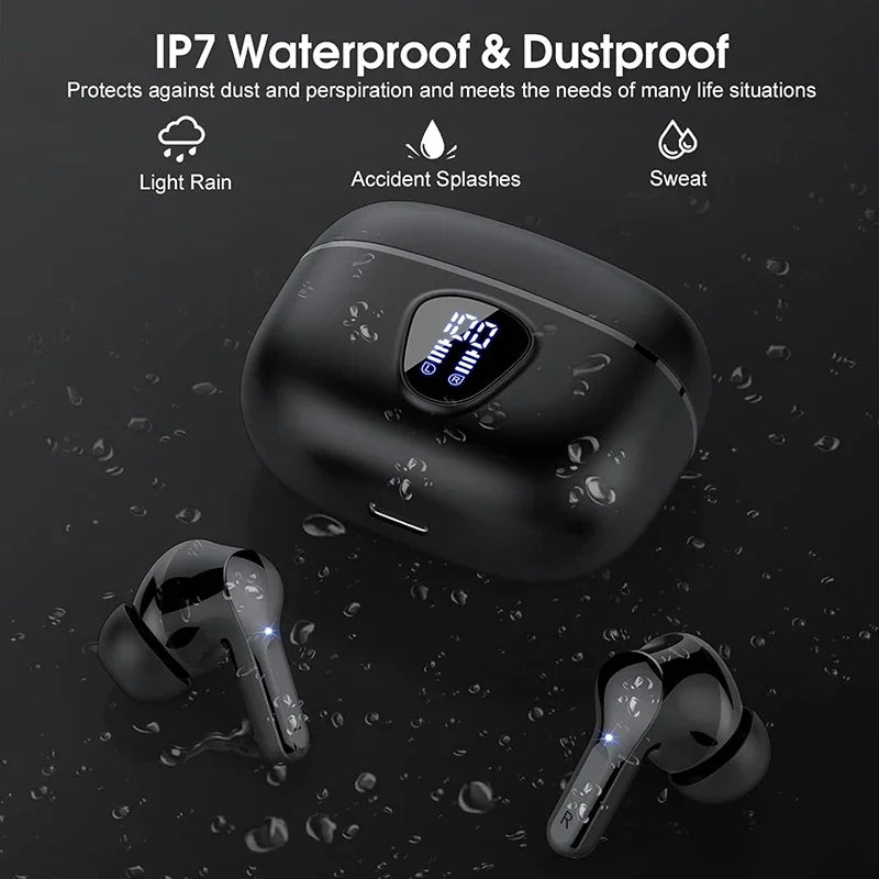 New Wireless Earbuds HiFi Stereo Headphones BT5.3 with ENC Noise