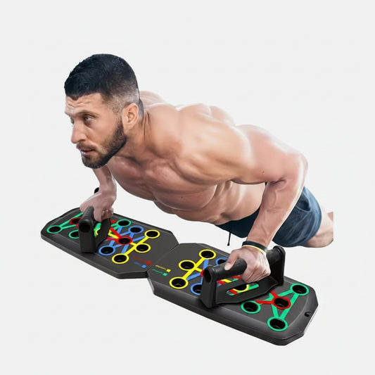 Portable Multifunctional Push-up Board Set With Handles Foldable