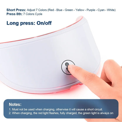 Face and Neck Beauty Machine LED Facial Mask Photon Neck