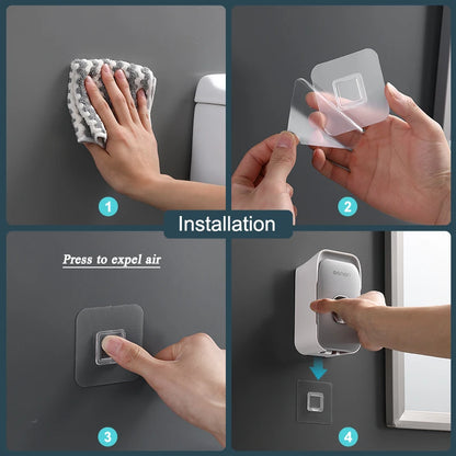 MENGNI Toothpaste Dispenser Wall-Mounted Bathroom Toothpaste