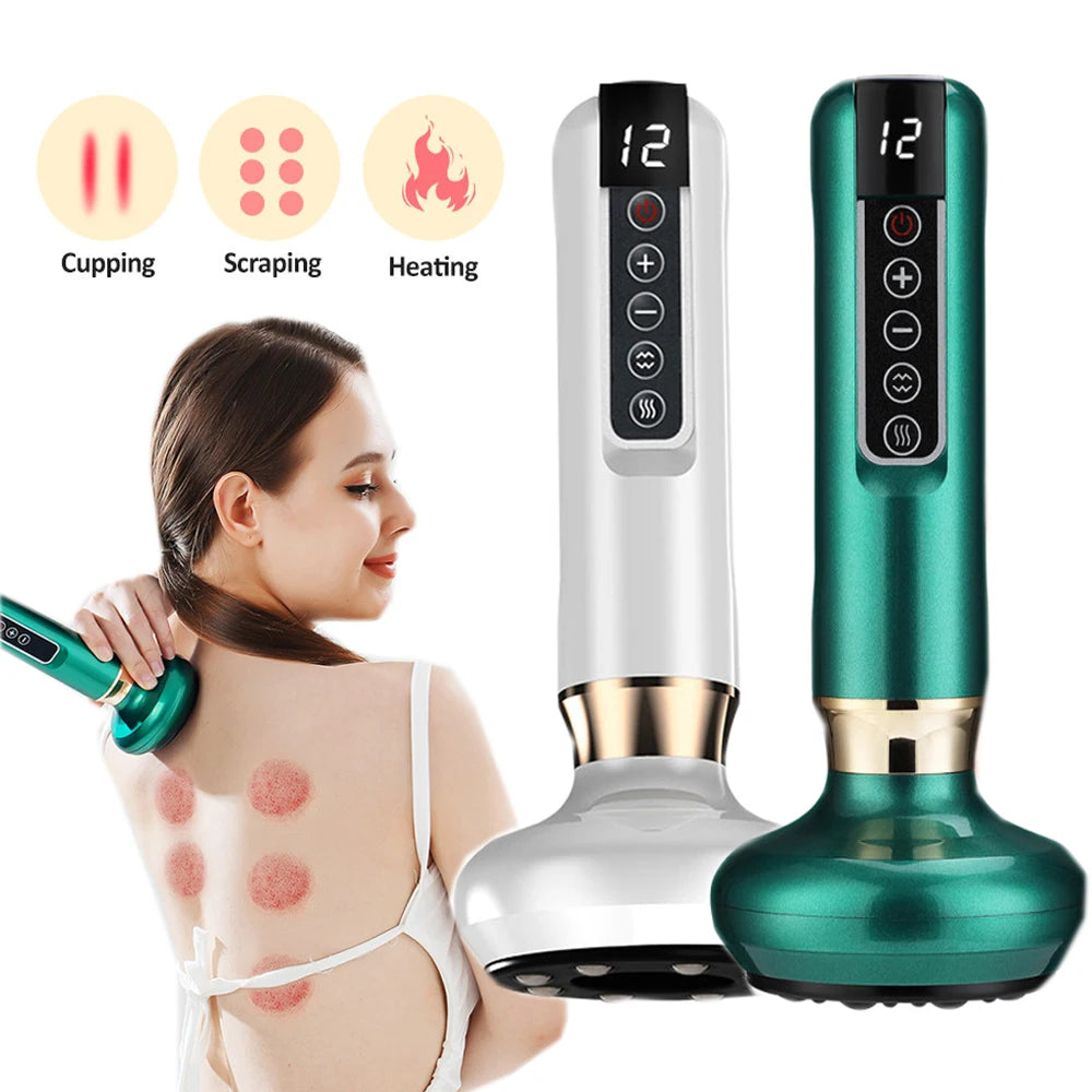 Intelligent Suction Medical Cupping Set Beauty Massager Glass