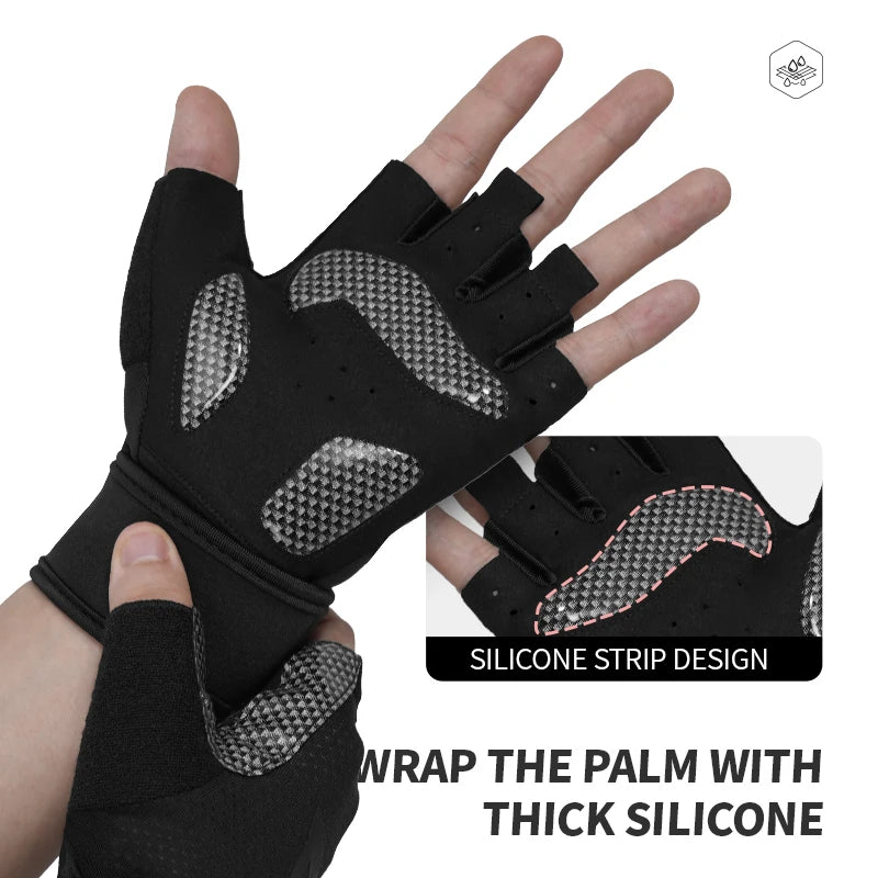 GOUNOD Gym Gloves for Men Women Fitness Weight Lifting Wristband