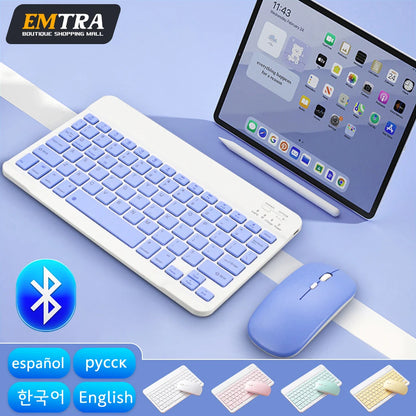 Bluetooth Wireless Keyboard Mouse For Android IOS Samsung