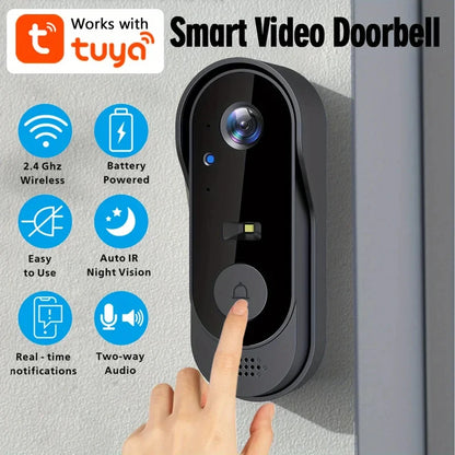 Tuya WiFi Home Smart Video Doorbell Outdoor Bidirectional
