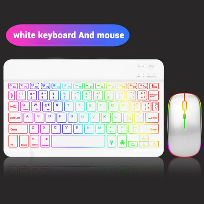 Bluetooth Wireless Keyboard Mouse For Android IOS Samsung