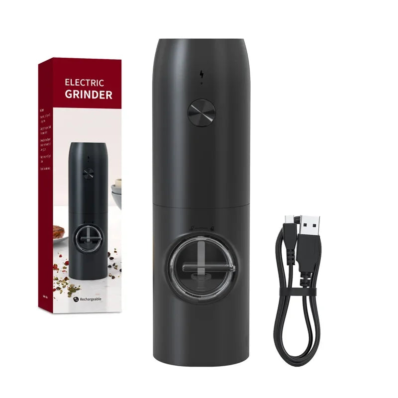 Electric Automatic Salt And Pepper Grinder Set Rechargeable