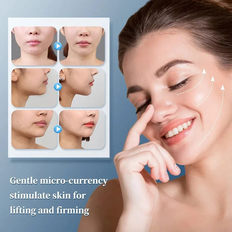 Ems Facial Lifting Massager Electric Muscle Stimulator Face Beauty