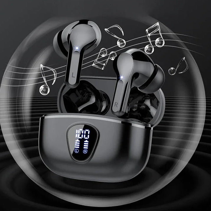 New Wireless Earbuds HiFi Stereo Headphones BT5.3 with ENC Noise