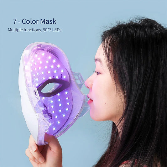 Face and Neck Beauty Machine LED Facial Mask Photon Neck