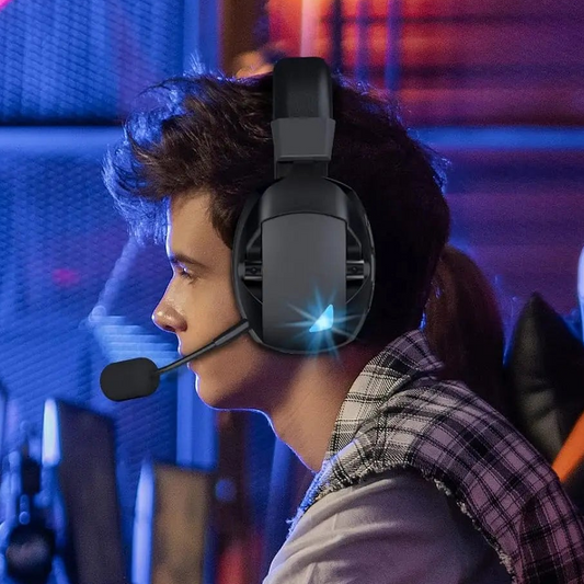 Gaming Headset with Detachable Noise Cancelling Microphone,