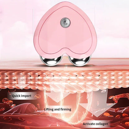 NEW Micro Current Beauty Device Mini Portable Face Lifting Roller