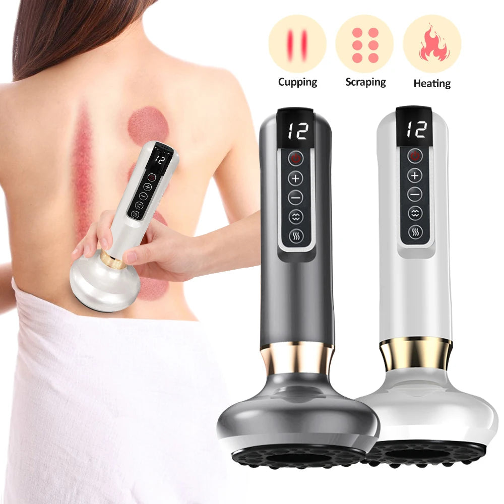 Intelligent Suction Medical Cupping Set Beauty Massager Glass