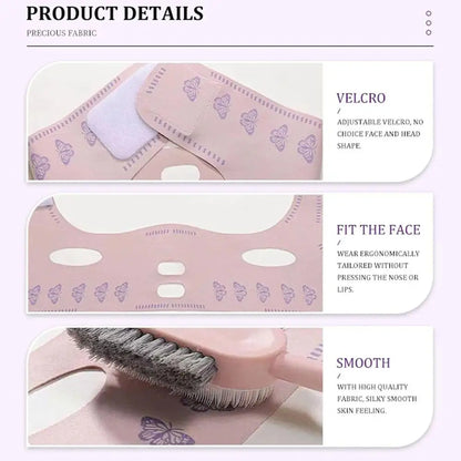 Breathable V Face Band Cheek Lift Up Face Thin Mask Reduce
