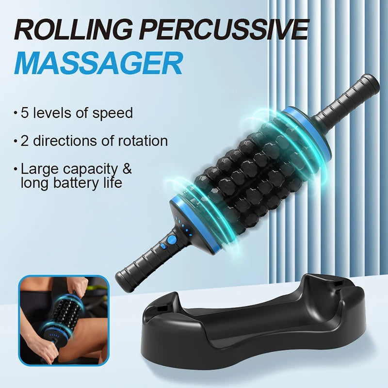 NEW Cordless Roller Body Massage Rechargeable Vibrators 360